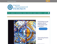 Tablet Screenshot of hobokensynagogue.org